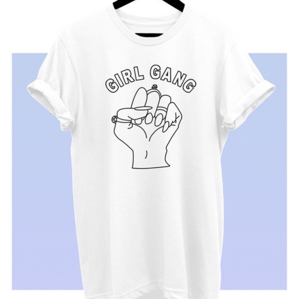 Girl Gang Girl Power Plus Size Graphic Tee